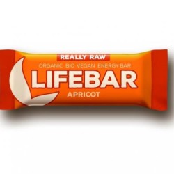 Tyčinka Lifebar marhuľová BIO RAW 47g